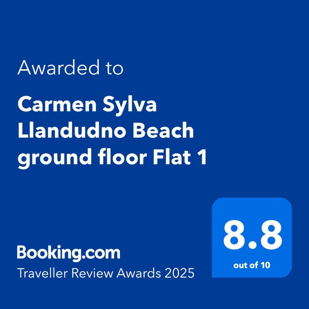 Carmen Sylva Llandudno Beach Ground Floor Flat 1 Kültér fotó